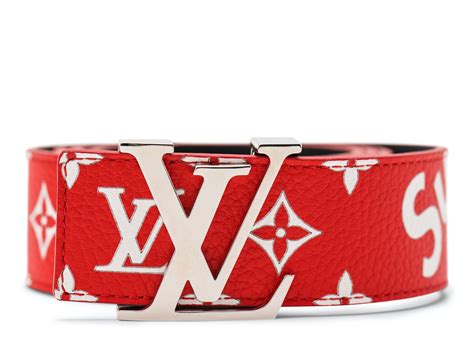 lv supreme belt|supreme calfskin monogram belt.